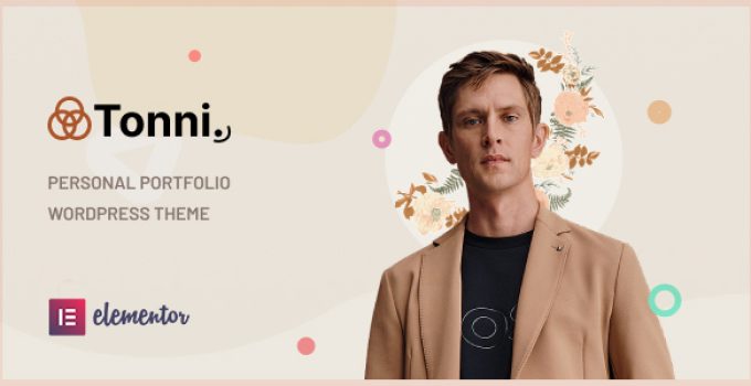 Tonni – Personal Portfolio WordPress Theme