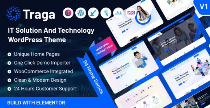 Traga – Technology & IT Solutions WordPress Theme