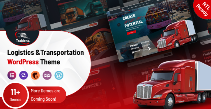 Trakirna – Transportation & Logistics WordPress Theme