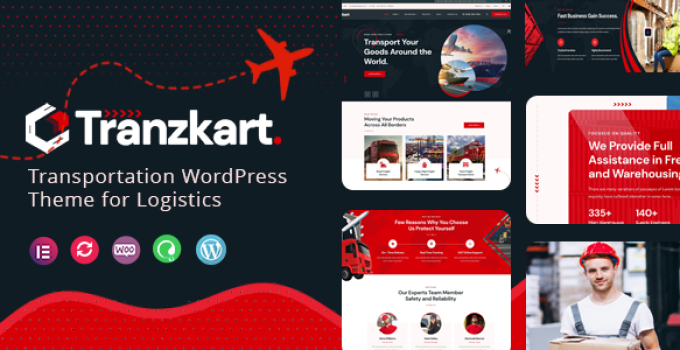 Tranzkart – Transportation WordPress Theme for Logistics