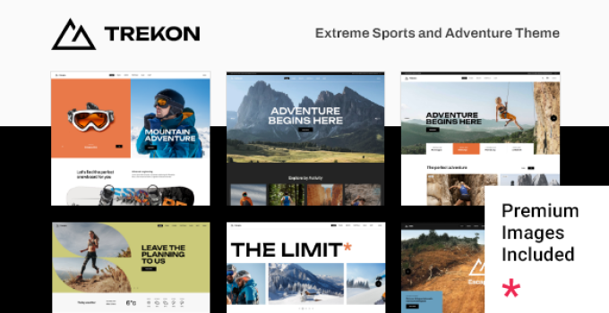 TrekOn – Extreme Sports and Adventure Theme