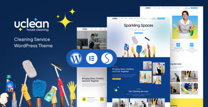 Uclean – Cleaning Service WordPress Theme