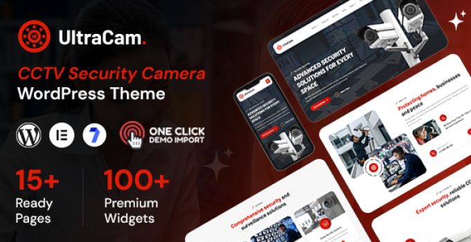 Ultracam – CCTV Security Camera WordPress Theme