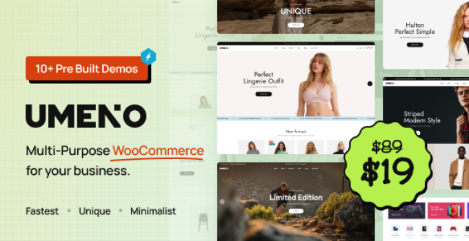Umeno – Multipurpose WooCommerce Theme