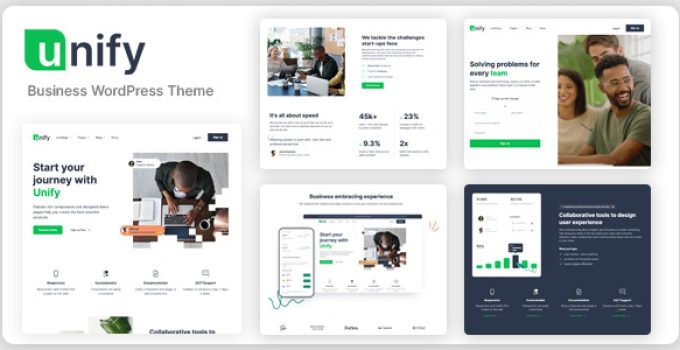 Unify – Multipurpose Business WordPress Theme