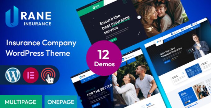 Urane – Insurance Company WordPress Theme