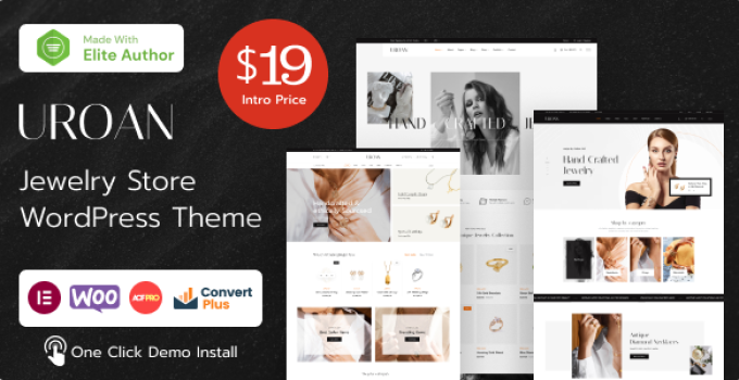 Uroan – Jewelry Store WordPress Theme