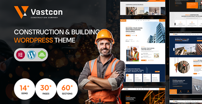 Vastcon – Construction & Building WordPress Theme