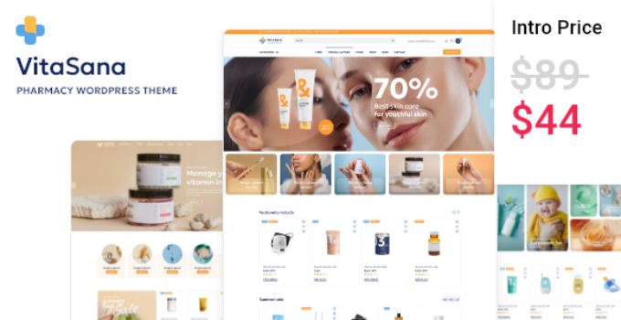 VitaSana – Pharmacy & Medical Store WordPress Theme