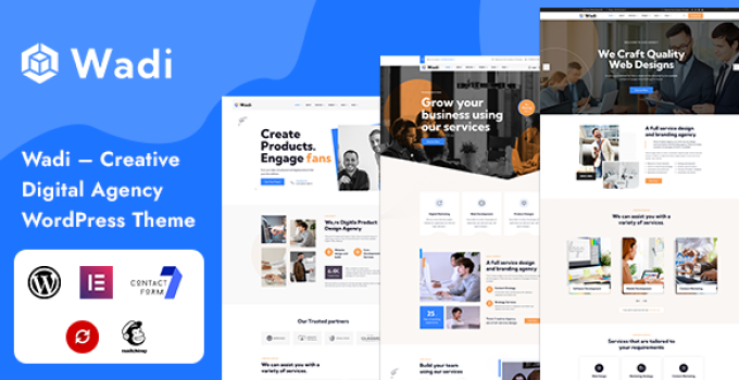 Wadi – Creative Digital Agency WordPress Theme