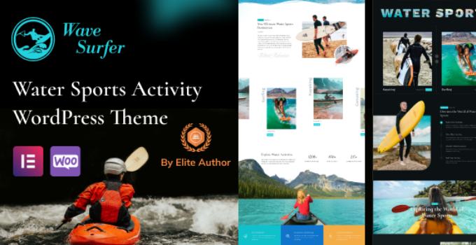 WaveSurfer – Surfing and Water Sports Theme
