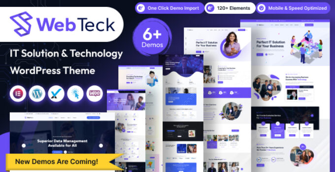 Webteck – IT Solution and Technology WordPress Theme