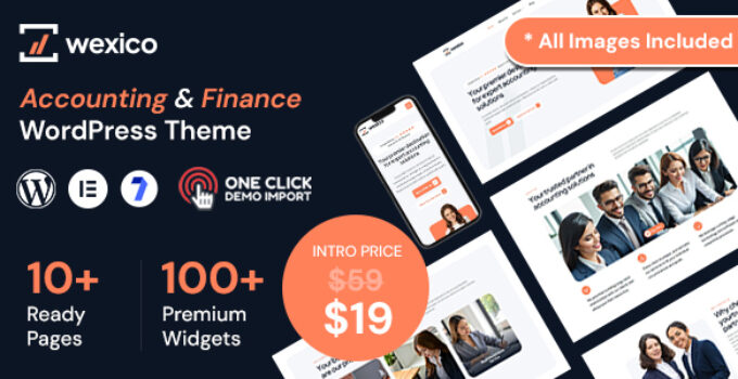 Wexico – Accounting & Finance WordPress Theme