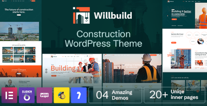 Willbuild – Construction WordPress Theme
