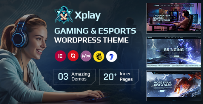Xplay – Gaming and eSports WordPress Theme