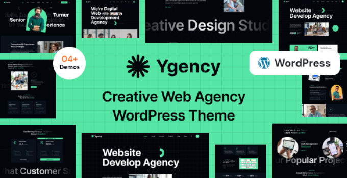 Ygency – Web Design Agency WordPress Theme