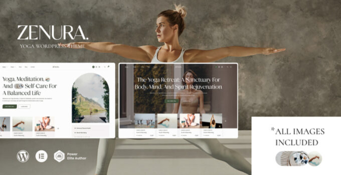 Zenura – Yoga WordPress Theme