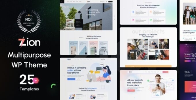 Zion – Multi-purpose WordPress Theme