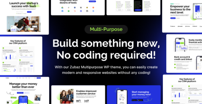 Zubaz – SaaS & Startup WordPress Theme